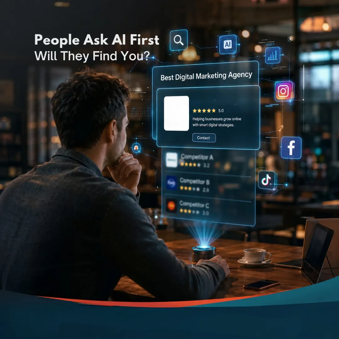 People Ask AI First: will they find you?