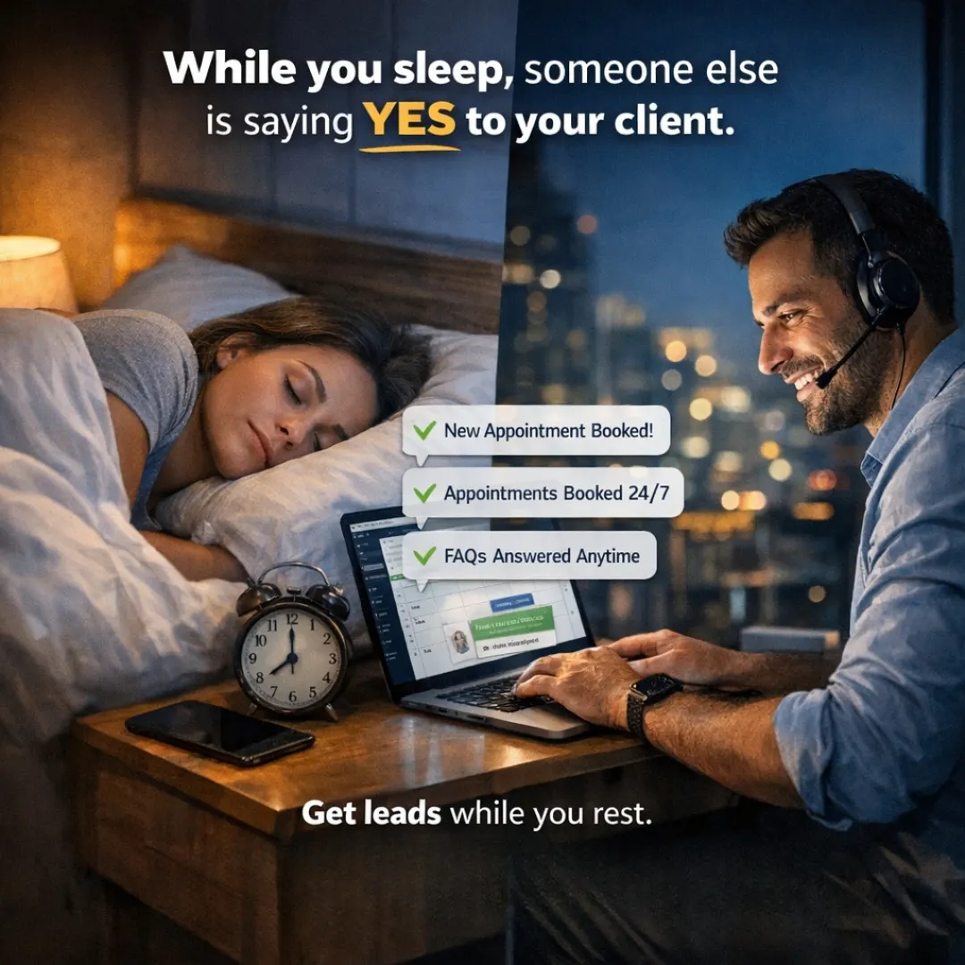 Leads arrive while you sleep.